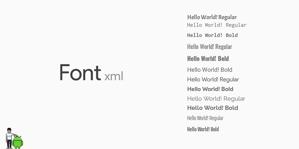 เราใช้ Font xml กันได้แล้วนะรู้ยัง